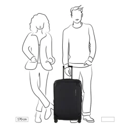 Reistrolleys|Reiskoffers>Samsonite Splendix Spinner 67 DF EXP green/black