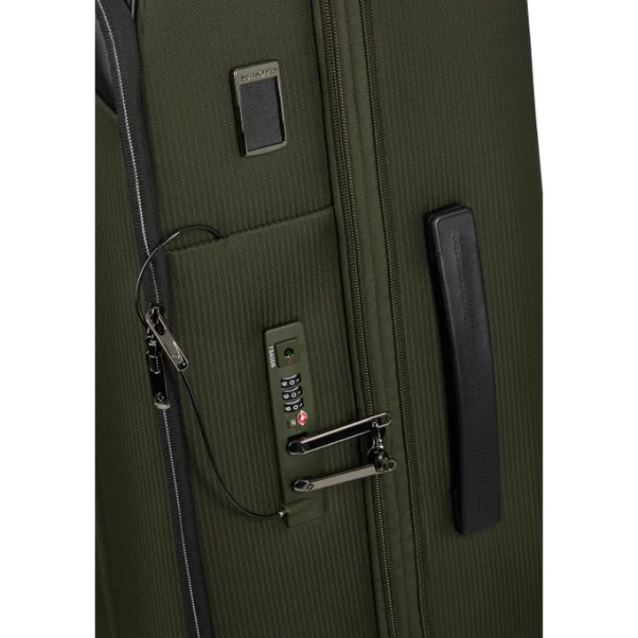 Reistrolleys|Reiskoffers>Samsonite Splendix Spinner 67 DF EXP green/black