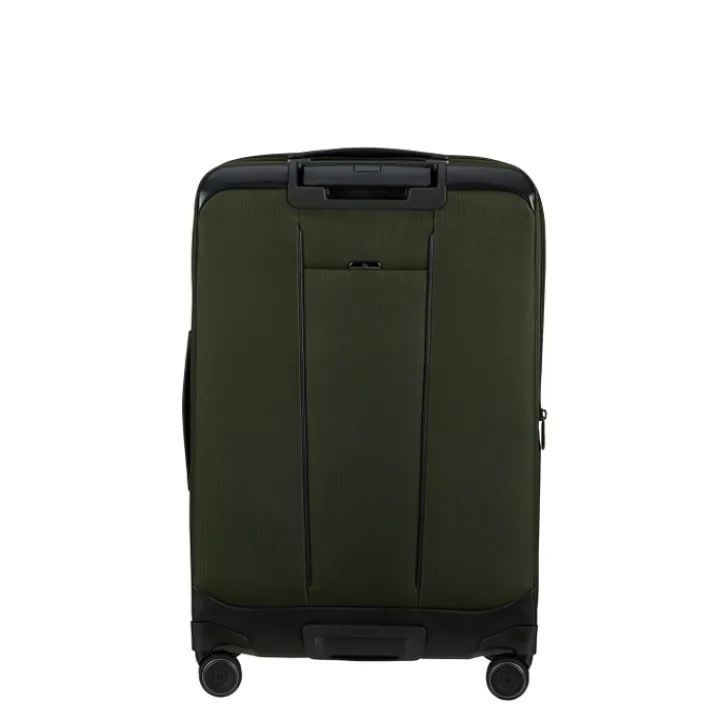Reistrolleys|Reiskoffers>Samsonite Splendix Spinner 67 DF EXP green/black