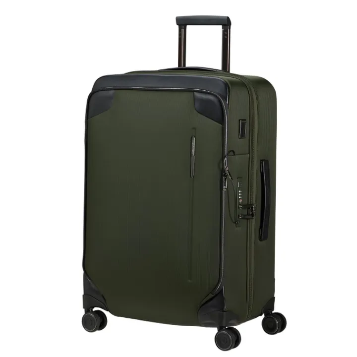 Reistrolleys|Reiskoffers>Samsonite Splendix Spinner 67 DF EXP green/black