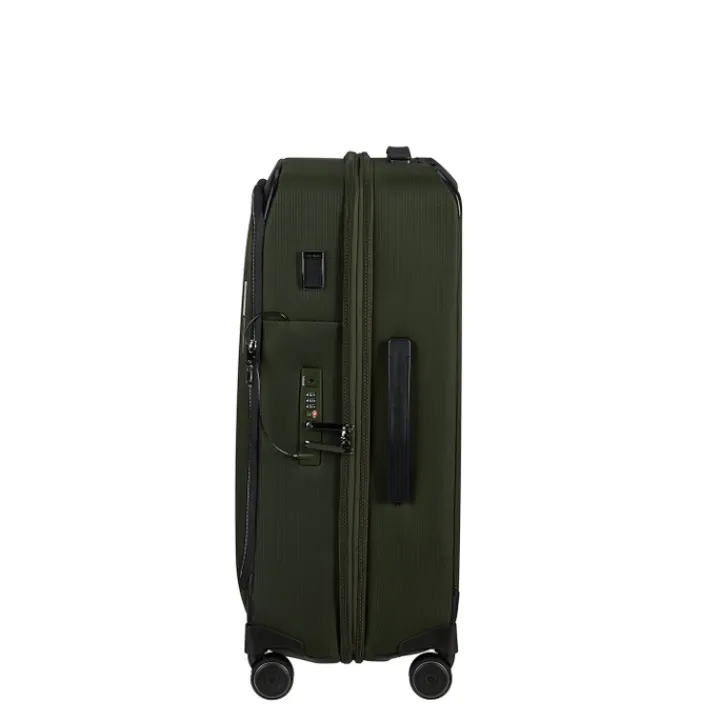Reistrolleys|Reiskoffers>Samsonite Splendix Spinner 67 DF EXP green/black