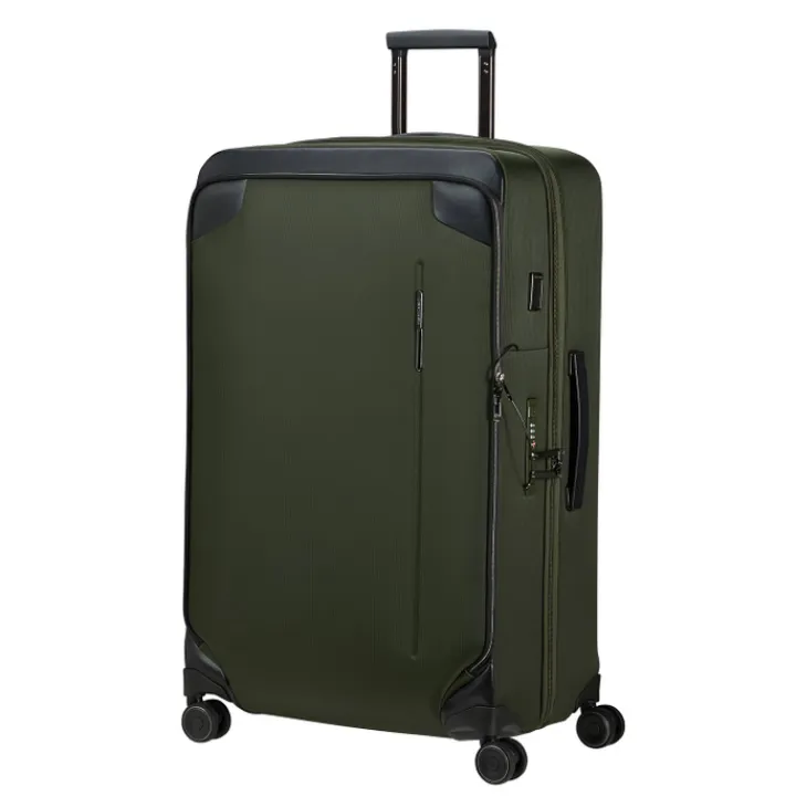 Reistrolleys|Reiskoffers>Samsonite Splendix Spinner 79 DF EXP green/black