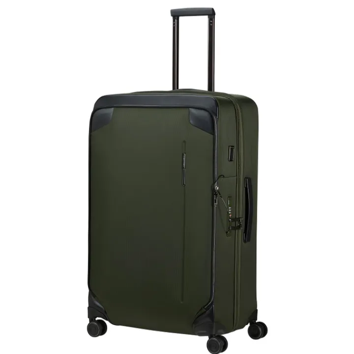 Reistrolleys|Reiskoffers>Samsonite Splendix Spinner 79 DF EXP green/black