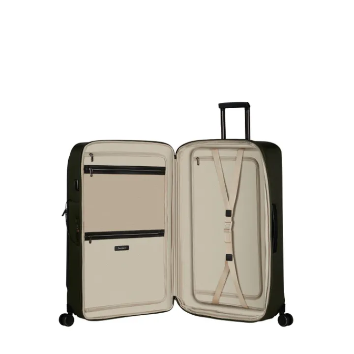 Reistrolleys|Reiskoffers>Samsonite Splendix Spinner 79 DF EXP green/black