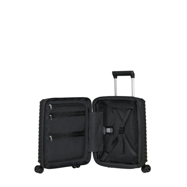 Transavia Trolleys|Handbagage Trolleys>Samsonite Upscape Spinner 45/16 Expandable Underseater black