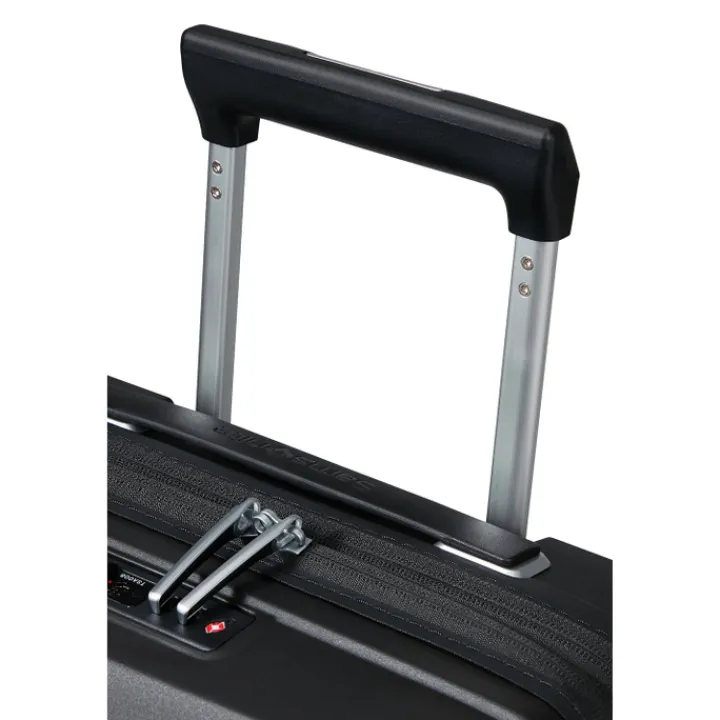 Transavia Trolleys|Handbagage Trolleys>Samsonite Upscape Spinner 45/16 Expandable Underseater black