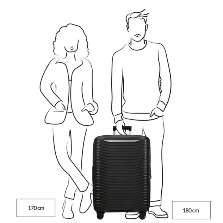 Reistrolleys|Reiskoffers>Samsonite Upscape Spinner 75 Exp cloud white