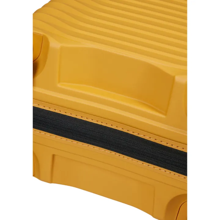 Transavia Trolleys|Handbagage Trolleys>Samsonite Upscape Spinner 45/16 Expandable Underseater yellow