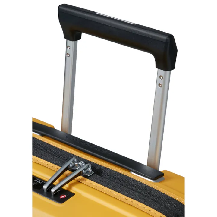 Transavia Trolleys|Handbagage Trolleys>Samsonite Upscape Spinner 45/16 Expandable Underseater yellow