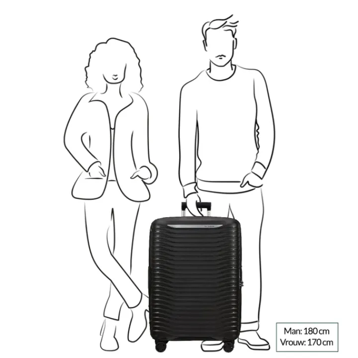 Reistrolleys|Reiskoffers>Samsonite Upscape Spinner 75 Expandable climbing ivy