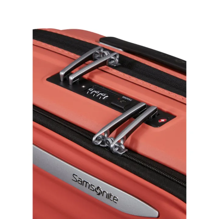 Transavia Trolleys|Handbagage Trolleys>Samsonite Upscape Spinner 55/20 Expandable Easy Access clay