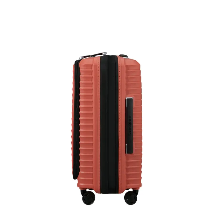 Transavia Trolleys|Handbagage Trolleys>Samsonite Upscape Spinner 55/20 Expandable Easy Access clay