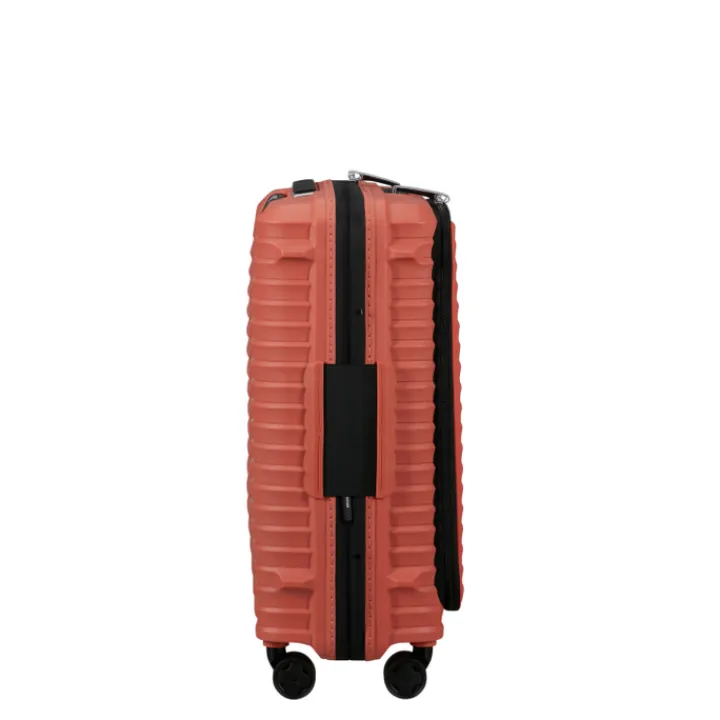 Transavia Trolleys|Handbagage Trolleys>Samsonite Upscape Spinner 55/20 Expandable Easy Access clay