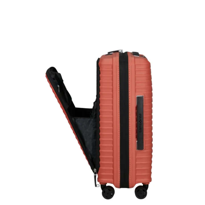 Transavia Trolleys|Handbagage Trolleys>Samsonite Upscape Spinner 55/20 Expandable Easy Access clay