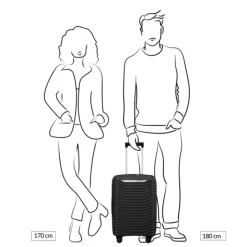 Handbagage Trolleys|Reistrolleys>Samsonite Upscape Spinner 55/20 Expandable Length 35Cm yellow