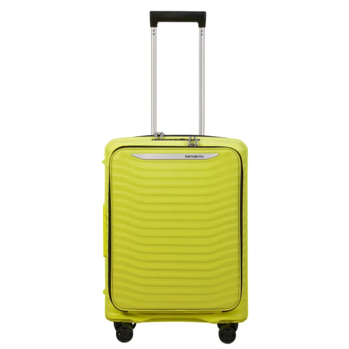 Transavia Trolleys|Handbagage Trolleys>Samsonite Upscape Spinner 55/20 Expandable Easy Access lime