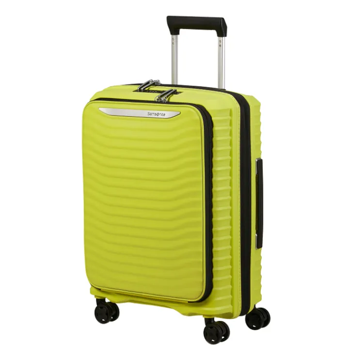 Transavia Trolleys|Handbagage Trolleys>Samsonite Upscape Spinner 55/20 Expandable Easy Access lime