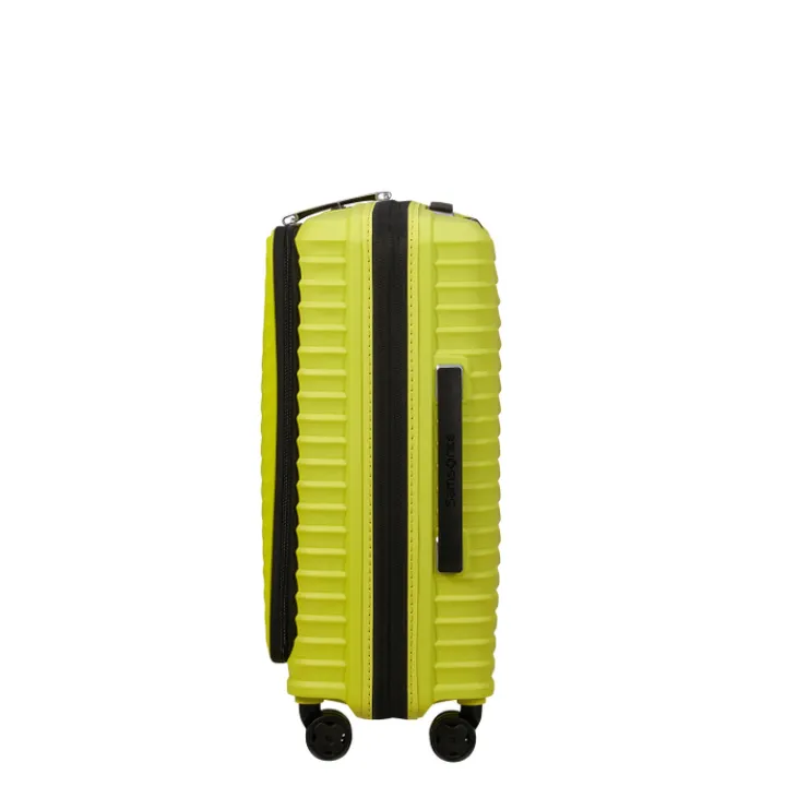 Transavia Trolleys|Handbagage Trolleys>Samsonite Upscape Spinner 55/20 Expandable Easy Access lime