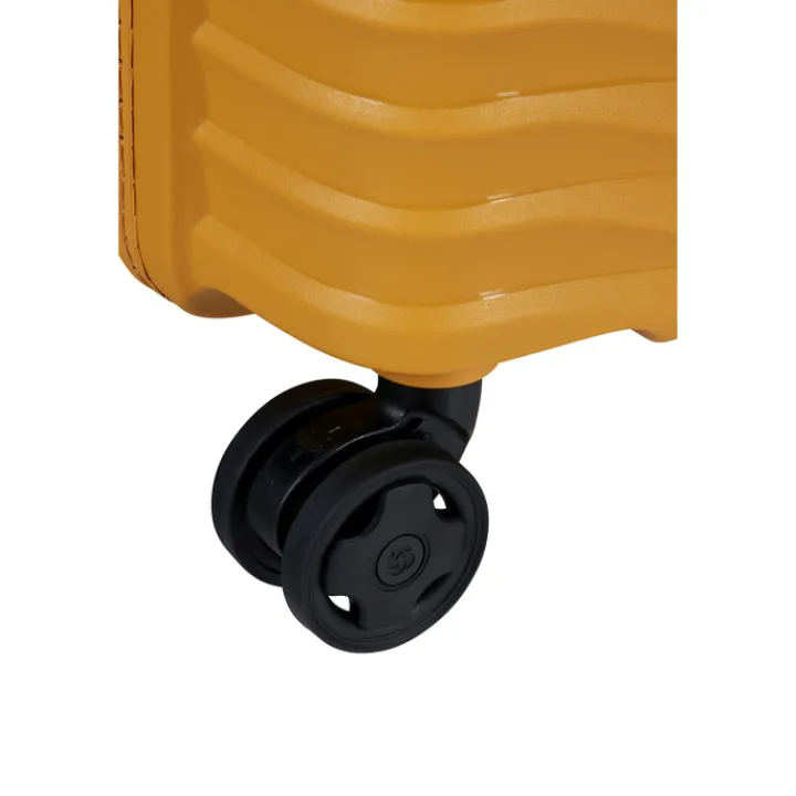 Transavia Trolleys|Ryanair Trolleys>Samsonite Upscape Spinner 55 Expandable yellow