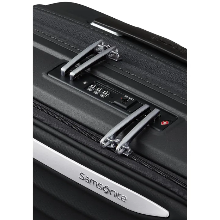 Transavia Trolleys|Handbagage Trolleys>Samsonite Upscape Spinner 55 Exp Easy Access black