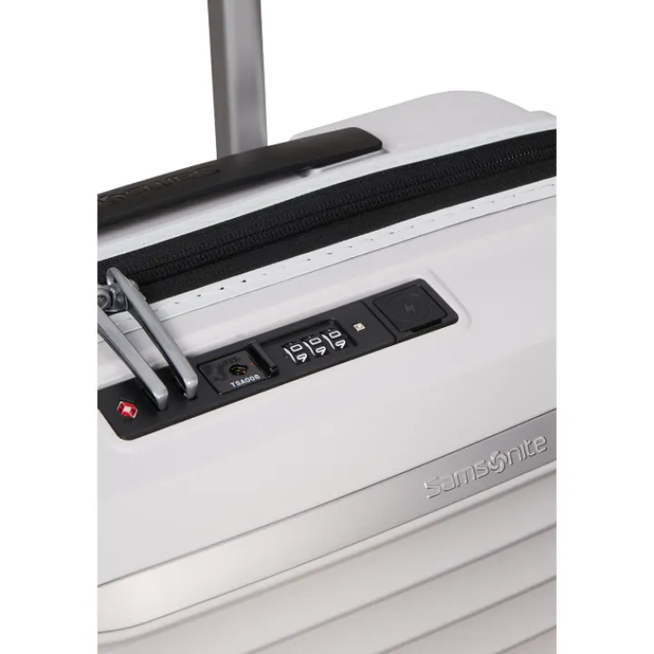 Transavia Trolleys|Ryanair Trolleys>Samsonite Upscape Spinner 55 Exp cloud white