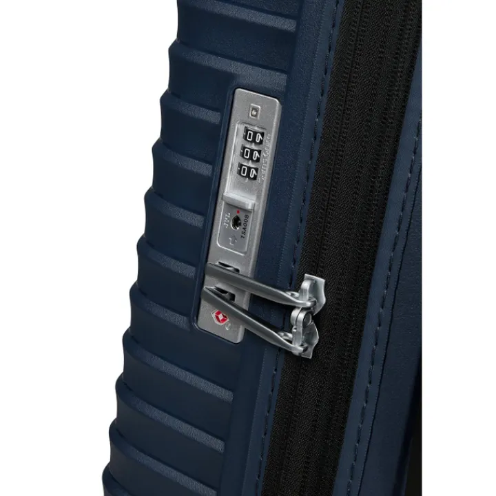 Reistrolleys|Reiskoffers>Samsonite Upscape Spinner 81 Expandable blue nights