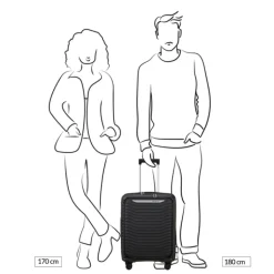 Handbagage Trolleys|Transavia Trolleys>Samsonite Upscape Spinner 55 Exp Easy Access yellow