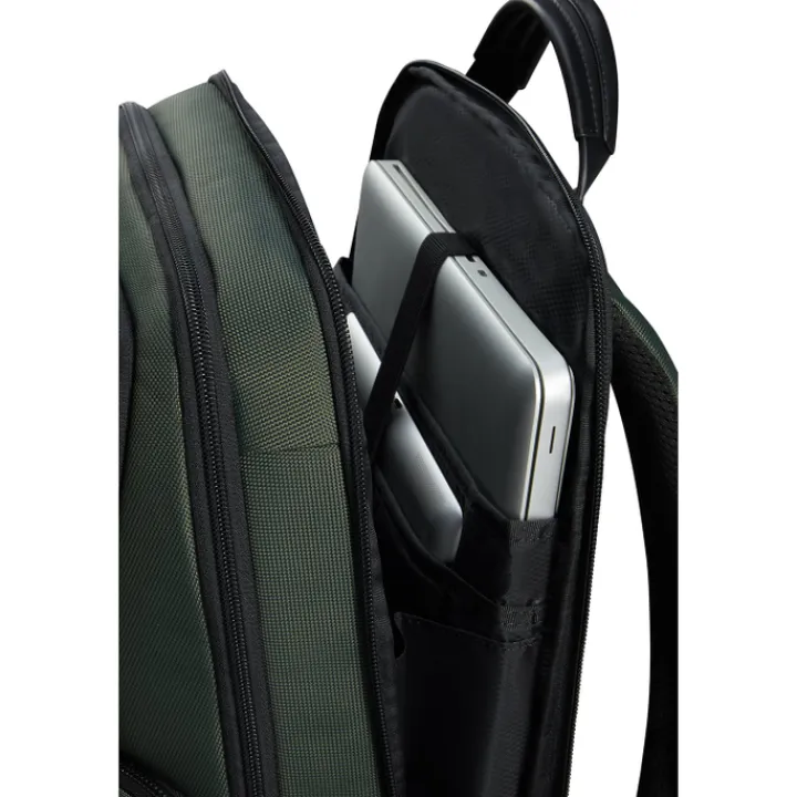 Kleine Rugzakken|Heren Rugzakken>Samsonite Urban-Eye Backpack 15.6" 2 Pockets green