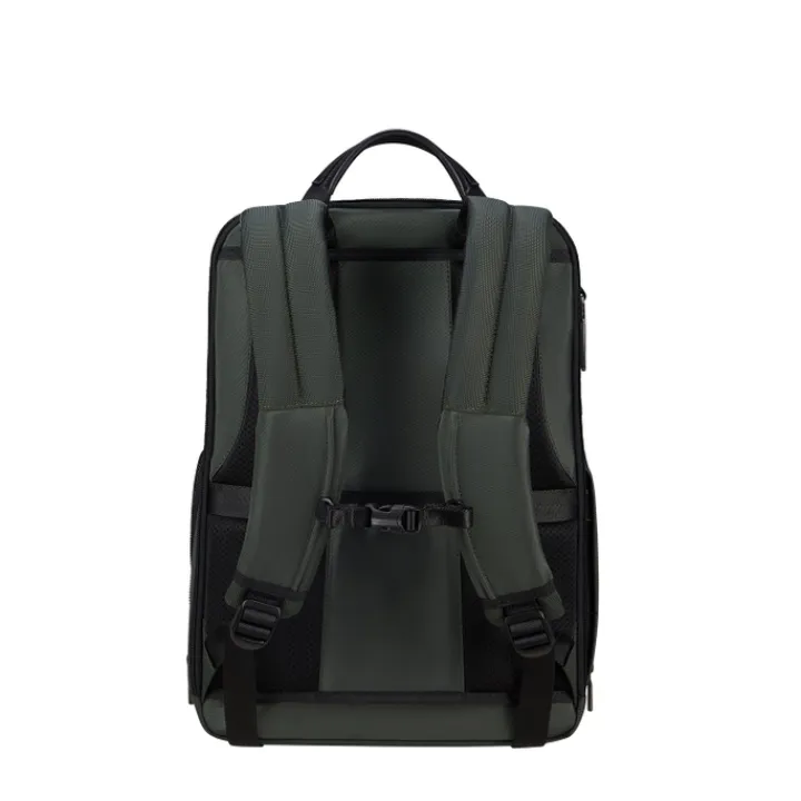 Kleine Rugzakken|Heren Rugzakken>Samsonite Urban-Eye Backpack 15.6" 2 Pockets green