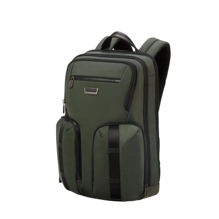 Kleine Rugzakken|Heren Rugzakken>Samsonite Urban-Eye Backpack 15.6" 2 Pockets green