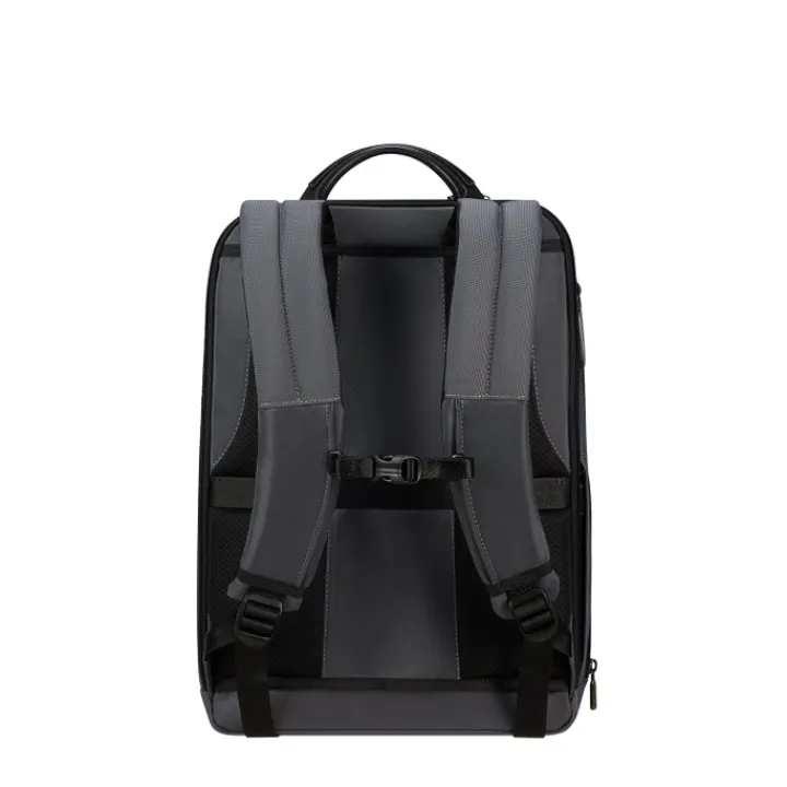 Kleine Rugzakken|Heren Rugzakken>Samsonite Urban-Eye Backpack 15.6" 2 Pockets grey/cognac