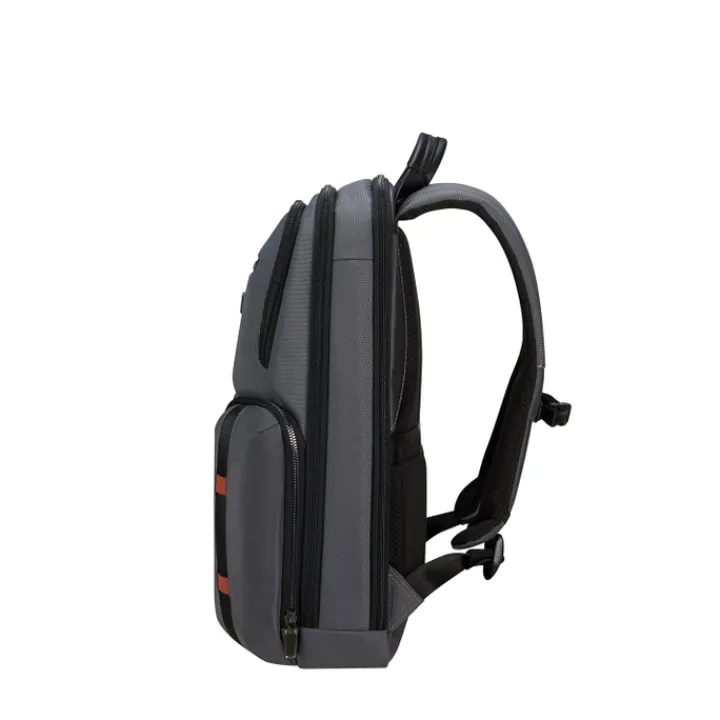 Kleine Rugzakken|Heren Rugzakken>Samsonite Urban-Eye Backpack 15.6" 2 Pockets grey/cognac