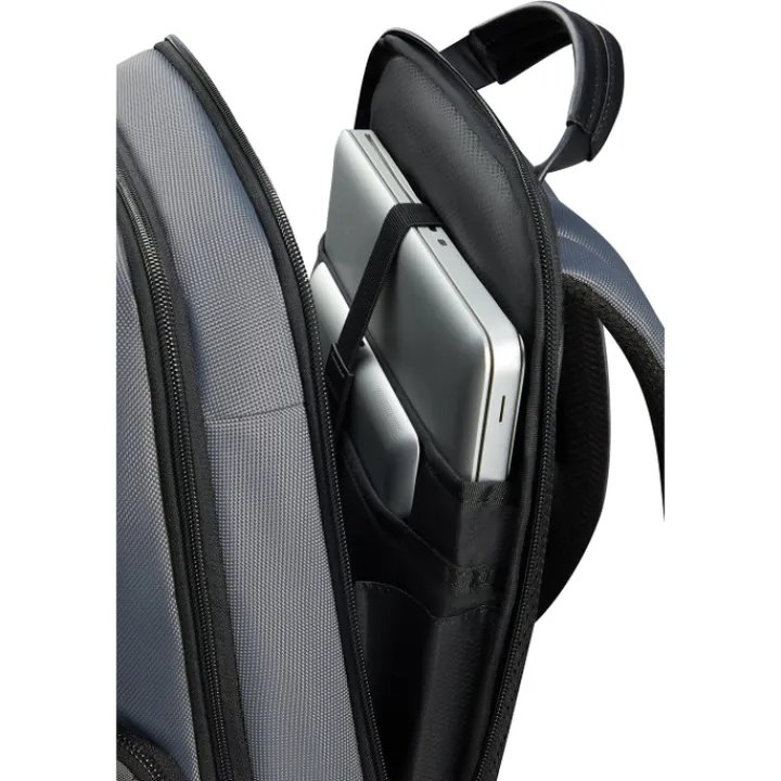 Kleine Rugzakken|Heren Rugzakken>Samsonite Urban-Eye Backpack 15.6" 2 Pockets grey/cognac