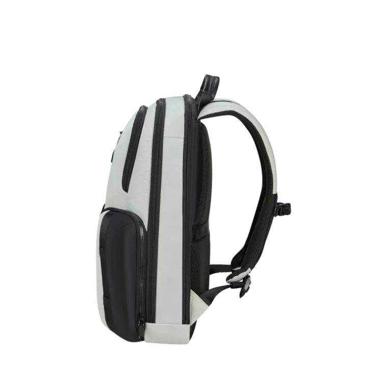 Kleine Rugzakken|Heren Rugzakken>Samsonite Urban-Eye Backpack 15.6" 2 Pockets light grey/lime