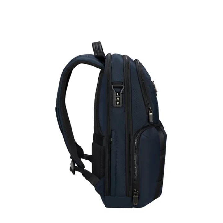 Kleine Rugzakken|Heren Rugzakken>Samsonite Urban-Eye Backpack 15.6" 2 Pockets blue