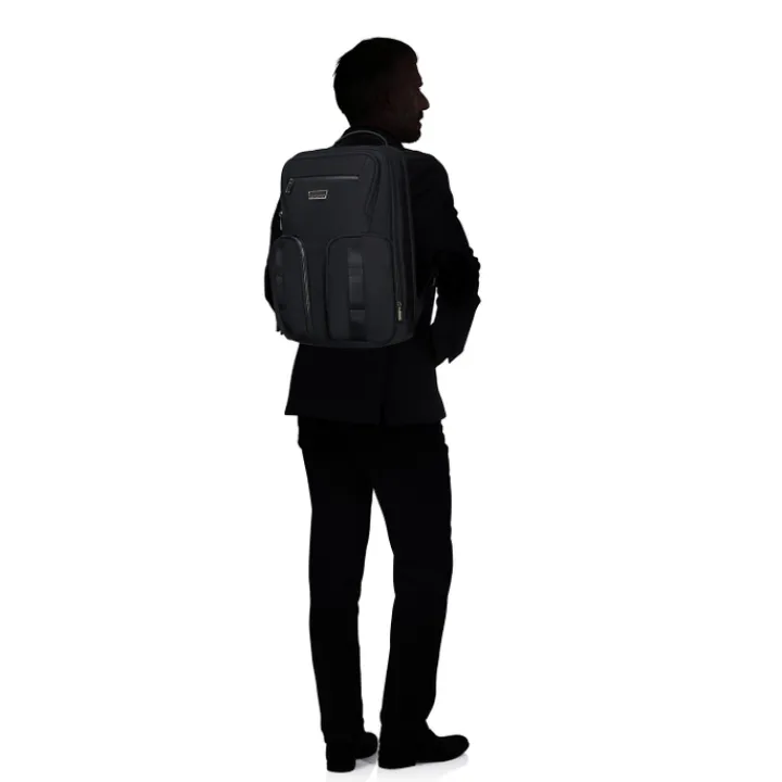 Kleine Rugzakken|Heren Rugzakken>Samsonite Urban-Eye Backpack 15.6" 2 Pockets black