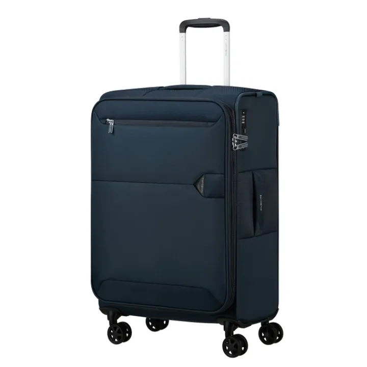 Reistrolleys|Reiskoffers>Samsonite Urbify Spinner 68 Exp navy blue