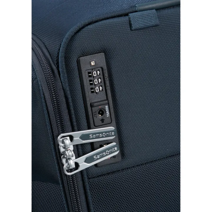 Transavia Trolleys|Handbagage Trolleys>Samsonite Urbify Upright 45 Underseater navy blue
