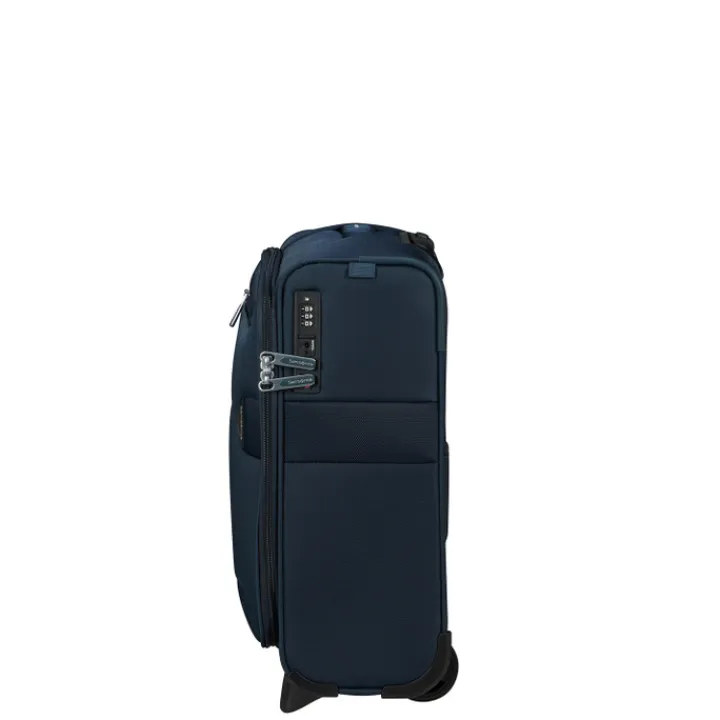 Transavia Trolleys|Handbagage Trolleys>Samsonite Urbify Upright 45 Underseater navy blue