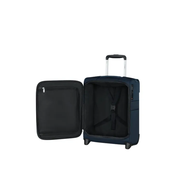 Transavia Trolleys|Handbagage Trolleys>Samsonite Urbify Upright 45 Underseater navy blue