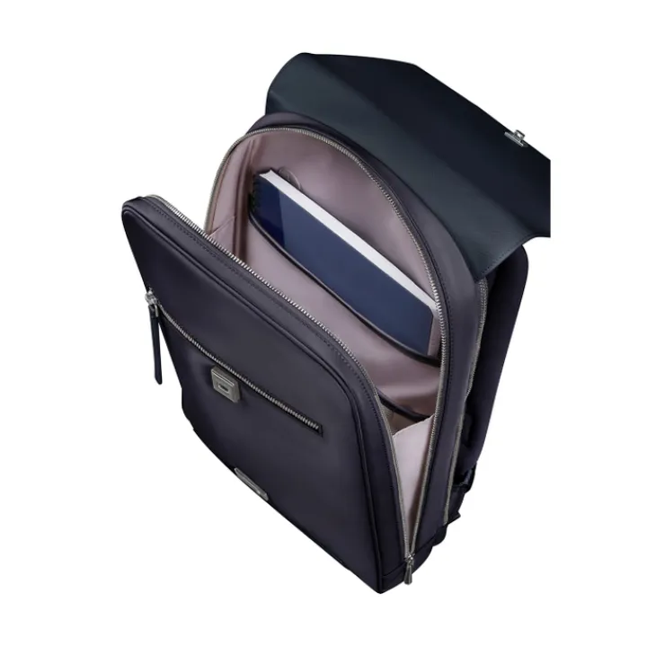 Laptop Schoudertassen|Dames Laptoptassen>Samsonite Zalia 3.0 Backpack W/Flap 14.1" dark navy