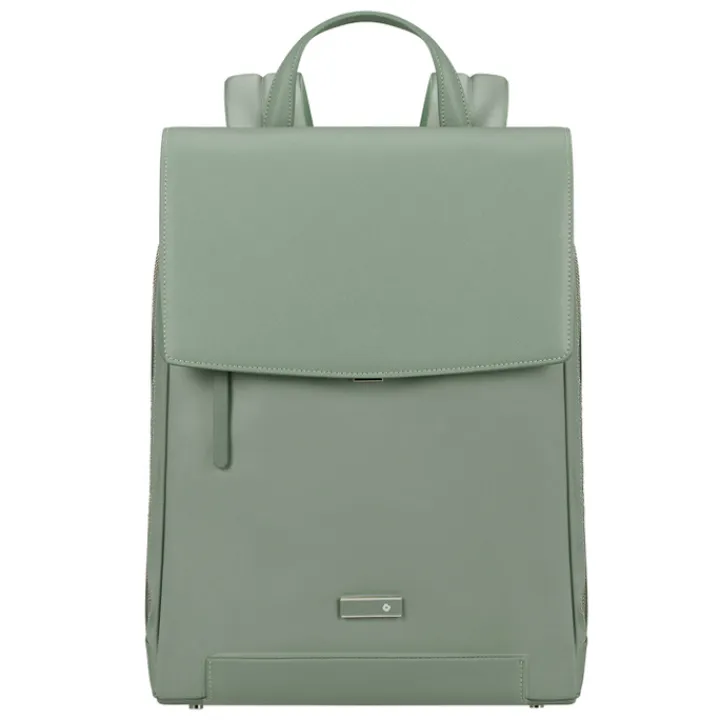 Herentassen|Laptop Schoudertassen>Samsonite Zalia 3.0 Backpack W/Flap 14.1" mineral green