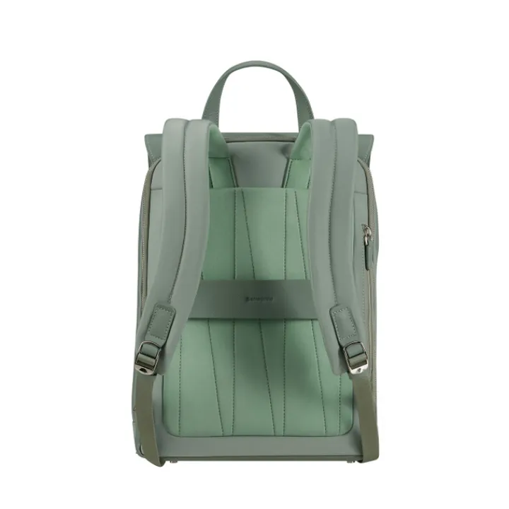 Herentassen|Laptop Schoudertassen>Samsonite Zalia 3.0 Backpack W/Flap 14.1" mineral green