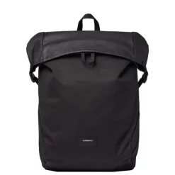 Schoolrugzak|Heren Schooltassen>Sandqvist Alfred Backpack black with black webbing