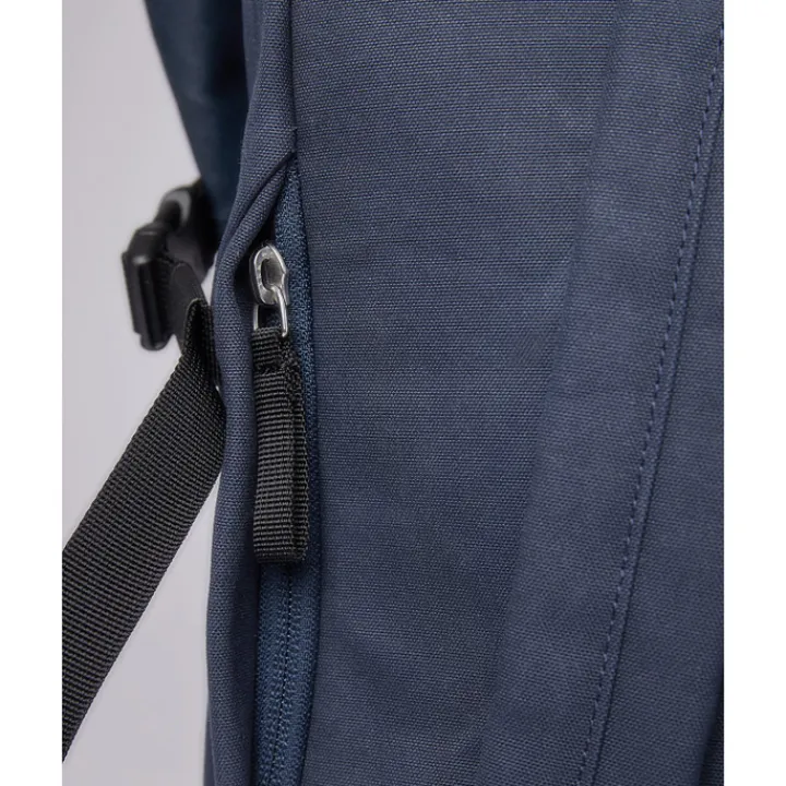 Schoolrugzak|Heren Schooltassen>Sandqvist Alfred Backpack navy with black webbing