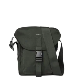 Herentassen|Laptop Schoudertassen>Sandqvist Everyday Messenger Bag dark green