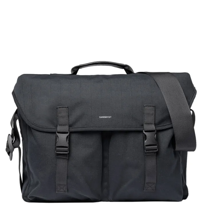 Herentassen|Laptop Schoudertassen>Sandqvist Everyday Messenger Bag black