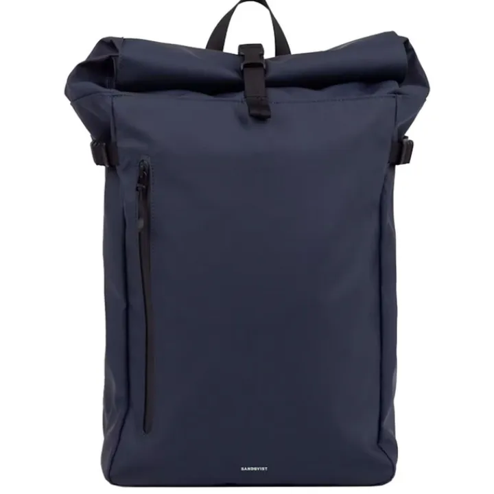 Heren Rugzakken|Daypack>Sandqvist Stream Slim Rolltop L navy