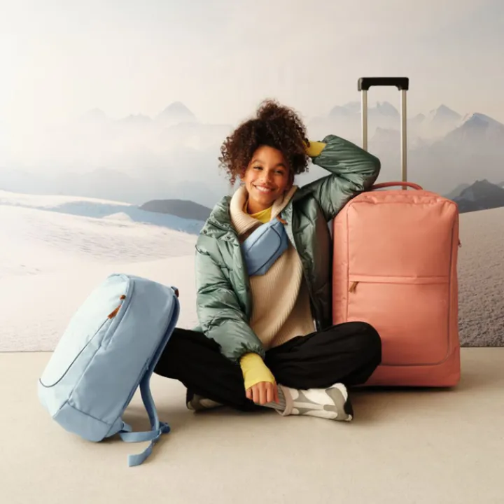 Reistrolleys|Reiskoffers>Satch Flow M Check-In Trolley pure coral