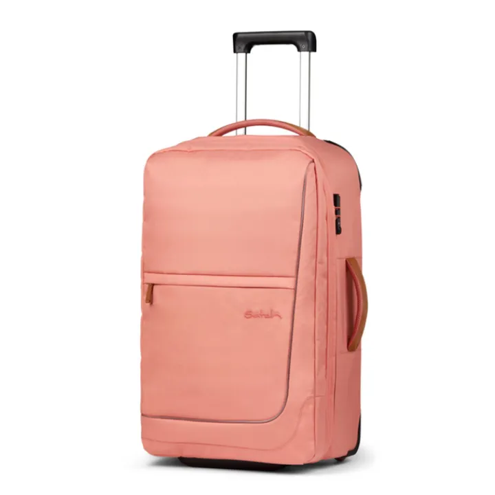 Reistrolleys|Reiskoffers>Satch Flow M Check-In Trolley pure coral